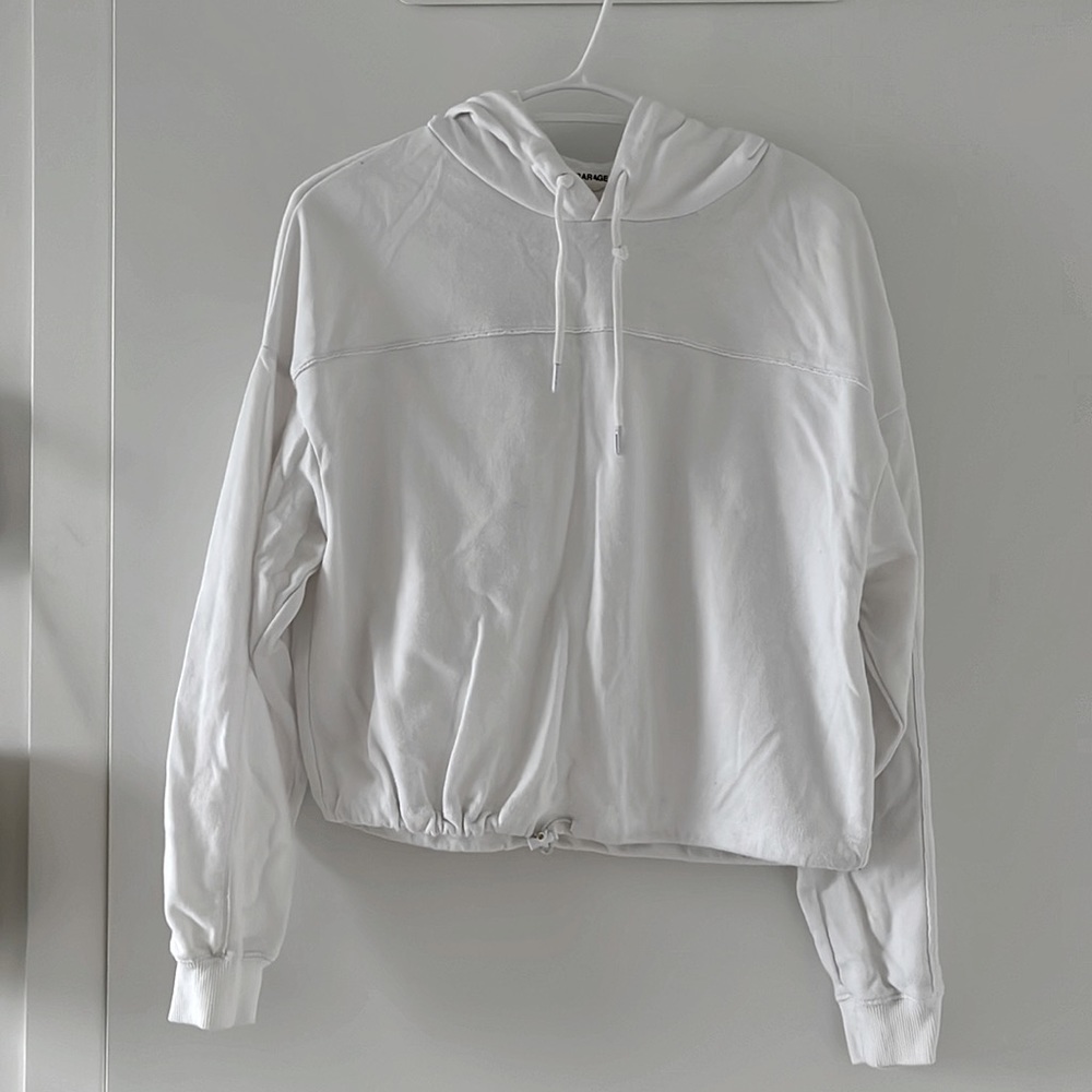 Garage white hoodie🤍